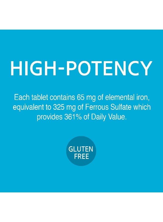 21st Century Iron 65 mg Ferrous Sulfate, 120 Tablets Packaging May Vary - Image 5